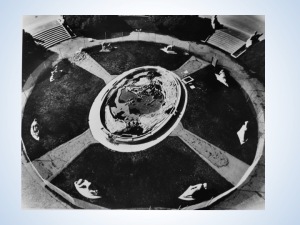 Overhead image, Court of Pacifica, date unknown (post 1942)