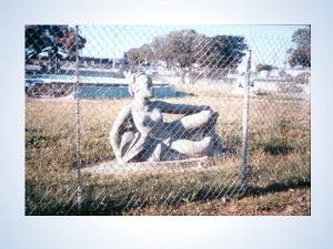 Adaline Kent sculpture, Court of Pacifica, circa 1992